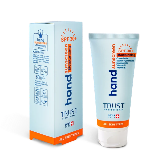 کرم دست SPF30 تراست؛ محافظت روزانه در برابر نور خورشید